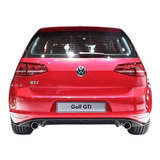 Spoiler Difusor Trasero Doble Mofle Golf 7 Gti 2015-2017