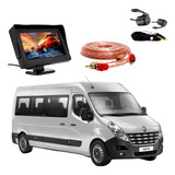 Kit Monitor Com Camera + Cabo Adicional Renault Master