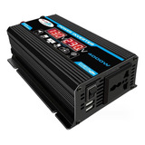 Inversor De Coche Digital Inteligente 2 Usb 12v A 220v 4000w