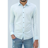 Camisa Ogochi Manga Longa Concept Slim 1493122