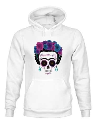 Buzo  Calavera Catrina Mexicana  Saco Capota Deportivo 