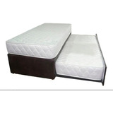 Colchon Y Sommier Carrito Cama Doble 1 Plaza Y Media 100x190