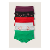 Pack 5 Pantis Shorts Victoria's Secret Original Importados