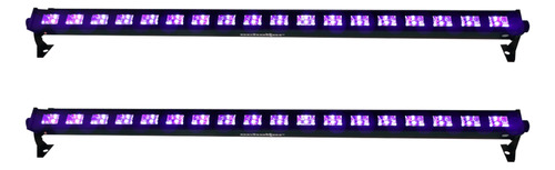Barra Uv Led 18 Hyper Leds 5w Ultravioleta Luz Negra 2 Pz