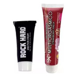 Lubricante Multiorgasmico 18gr & Rock Hard 10ml 