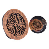 Guitarras Soundhole Cover Wood Folk Caoba Eq Buffer