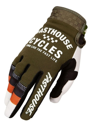 Guantes Ciclismo Downhill Fasthouse Speed Style Pacer Olive