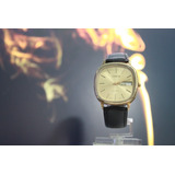 Reloj Haste Tv Chapado En Oro, Swiss Made