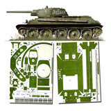 Tanque T-34.76 Escala 1.25 Papercraft
