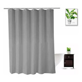 Cortina De Baño Lavable 180x200cm Impermeable Dobladillo