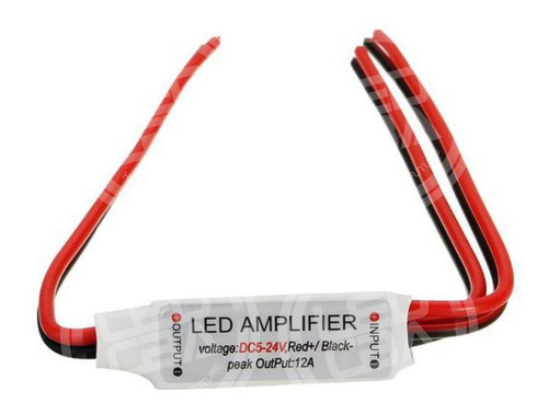 Mini Amplificador Monocromo 12a Tiras Led 5v A 24v 3 X 4a 