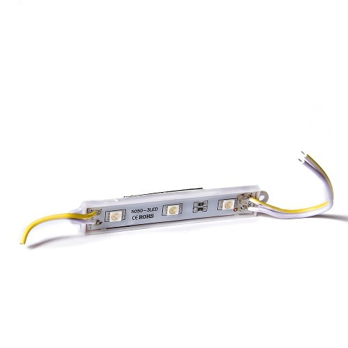 Led Smd 5050 12v 1,5w Amarillo - Tabla Rígida De 3 Led