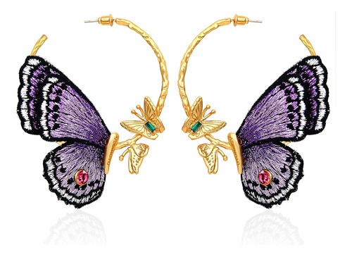 Pendientes De Mariposa Tebihoyo, Pendientes De Aro De Oro, A