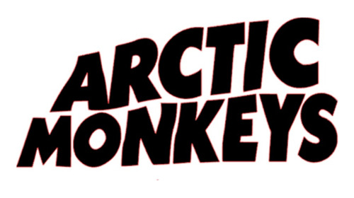 Vinilo Artic Monkeys Logo Autoadhesivo Auto Deco Souvenir