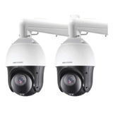 2 Câmeras De Segurança Speed Dome Hikvision Fullhd 2mp 1080p