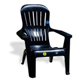 Sillon Plastico De Exterior Voss 2000 Varadero Negro