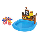 Pileta Inflable Barco Pirata Pelotero Play Center Bestway