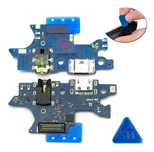 Placa De Carga Micrófono Compatible Con Samsung A7 2018 A750