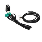Adaptador De Cable Usb Aux Switch Negro Compatible Con Bmw E
