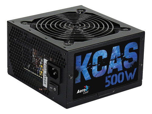 Fonte Gamer Atx Aerocool Kcas 500w 80 Plus Bronze Pfc Ativo 