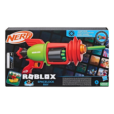 Lanzador Nerf Roblox Spacelock Ray Blar Hasbro | Envío gratis