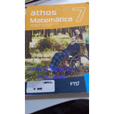 Livro Projeto Athos Matemática - 7º  José Roberto Bonjo