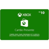 Cartão-presente Digital Do Xbox R$10,00