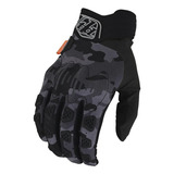 Luva Scout Gambit Glove Camo Para Pilotos Motocross Corrida Cor Cinza Tamanho P