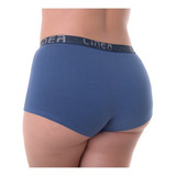 4 Peças Calcinhas Boxer Feminina Plus Size Algodão 