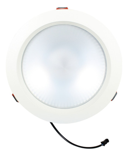 Lámpara Led De Empotrar En Techo 30w 4000k Ip44 Illux Tl-4446.b40 Color Blanco