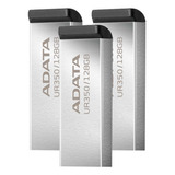 Kit 3 Memoria Usb Resistente 128gb Adata Ur350 