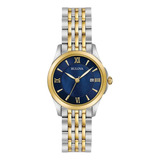 Reloj Bulova Classic De Cuarzo Para Mujer, Acero Inoxidable,