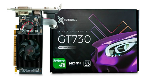 Placa De Vídeo Reference Nvidia Geforce Gt730lp 4gb Ddr3