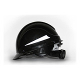 Casco Negro De Seguridad Matraca C/reflejante Infra Pro