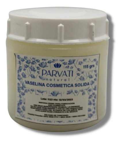 Vaselina Cosmetica Solida 115 Grs