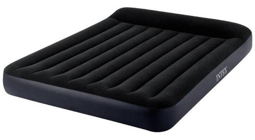 Colchón Inflable Intex 64143e Color Negro Hasta 180kg De  152cm X 203cm X 25cm