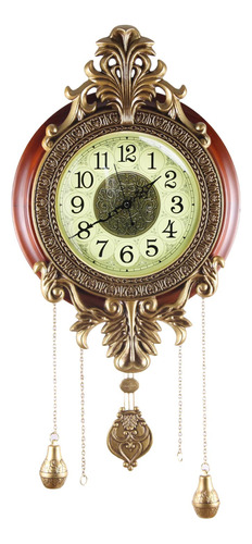 Poserion Reloj De Pared De Madera Autntica Antigua, De Cuarz