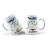 Caneca Flork Meme Bento Cansei Quero Me Aposentar!