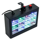 Strobo Rítmico 12 Leds Rgb 15w Dj Iluminação Festa Balada