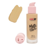 Base De Maquillaje Matte Cover 12 Horas Pink Up 