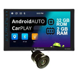 Radio Carro Android Wifi Gps Bluetooth Pantalla 7 Hd Bowmann Color Negro