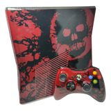 Console Xbox 360 Slim Edição Limitada Gears Of War 3 Completo