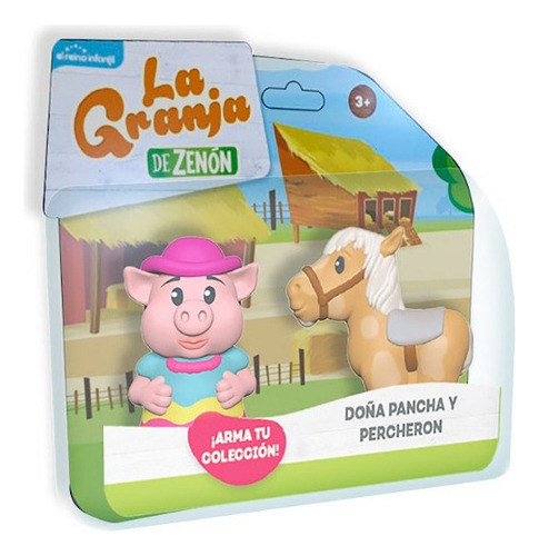 Pack X2 Muñecos Ruz Reino Infantil Doña Pancha Y Percherón +3