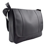 Bolsa Carteiro Pasta  Social Masculina Notebook  Preta 191 Cor Preto