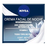 Crema Facial De Noche Regeneradora Hidratante 50ml Nivea