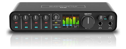 Interface De Áudio Motu M6 Midi Usb-c 6x4 192 Khz, 24 Bits