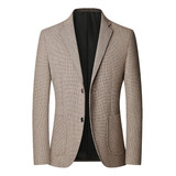 Saco Blazer Hombre Moda Formal Confort Slim Fit Dos Botó [u]