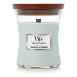 Woodwick Vela Mediana De Reloj De Arena, Madera Salvia Y Hie