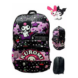 Mochila Kuromi My Melody Anime Escolar Teens Diseños Unicos