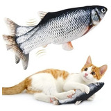 Pez Juguete Para Gato Recargable Pescado Con Movimiento Usb